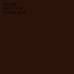 #2C1309 - Coffee Bean Color Image